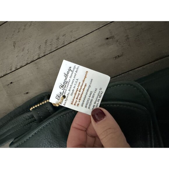 NWT Elie Handbags Genuine Leather Crossbody Bag - Picture 2 of 9